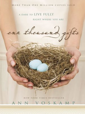 cover image of One Thousand Gifts
